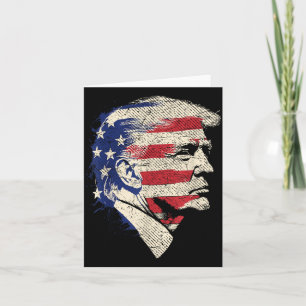 Cartão Donald Trump Portrait