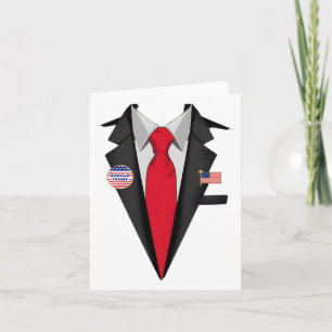Cartão Donald Trump Suit E Tie Halloween Costume