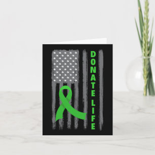 Cartão Donar a Vida Patriótica Bandeira Americana Usa Kid