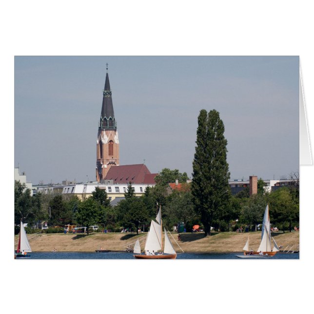 Cartão Donaufelder Kirche (Frente Horizontal)