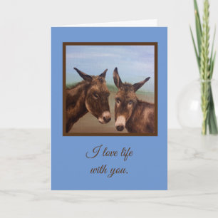 Cartão Donkey Double