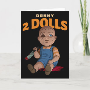 Cartão Donny 2 Dolls Anti-trump Boneca Cruel (halloween)