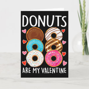 Cartão Donuts São Meu Namorado Homem Mulheres Meninos Div