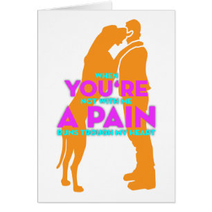 Cartão Dor Grande DAne