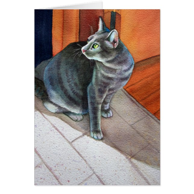 Cartão Dora, a Cinza por Cat, (Frente)
