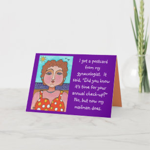 Cartão DORIS:  I got a postcard... - greeting card