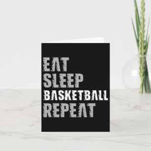 Cartão Dormir Basquete Repete O Natal Para Teen Adu