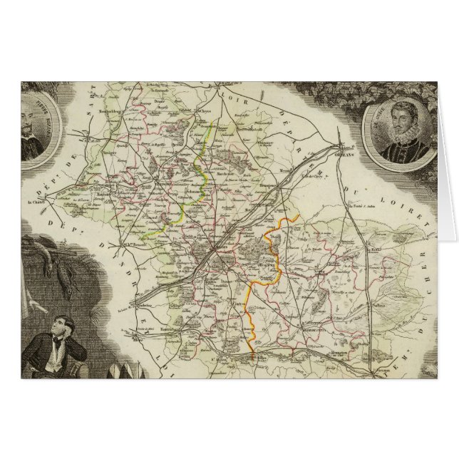 Cartão Dormouse e Querido (Frente Horizontal)