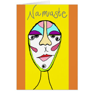 Cartão dos amantes da ioga