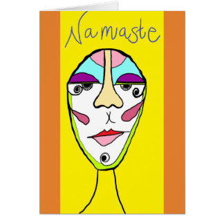 Cartão dos amantes da ioga