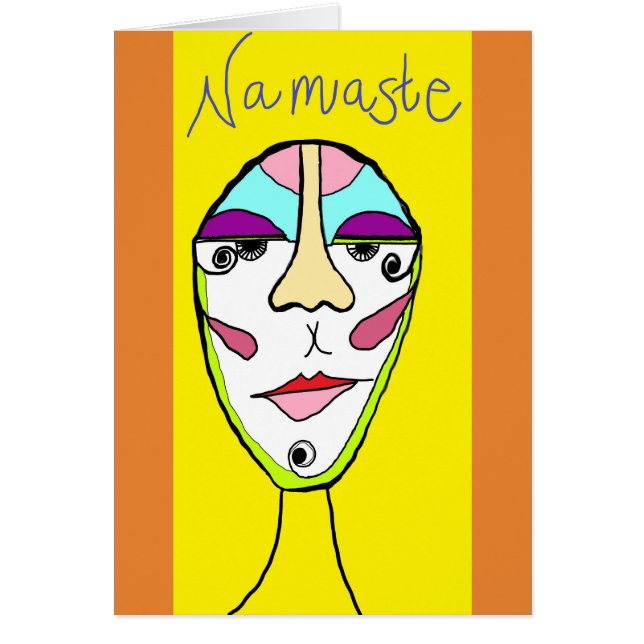 Cartão dos amantes da ioga (Frente)