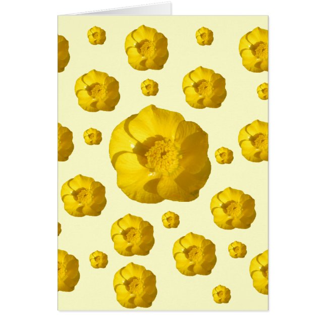 Cartão dos botões de ouro (Frente)