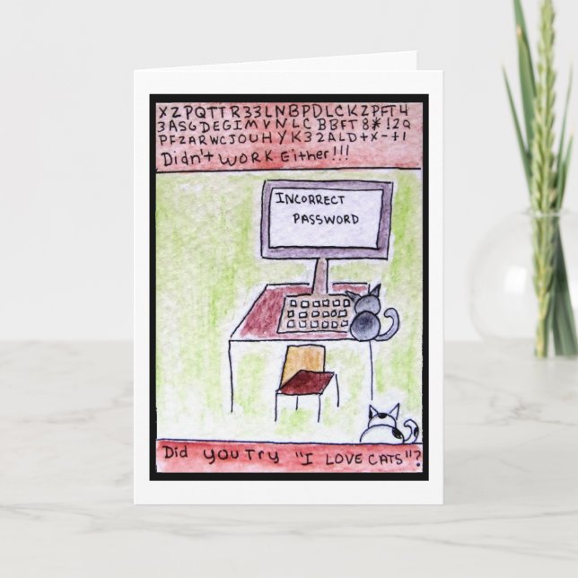 Cartão dos cabouqueiros do gato (Frente)