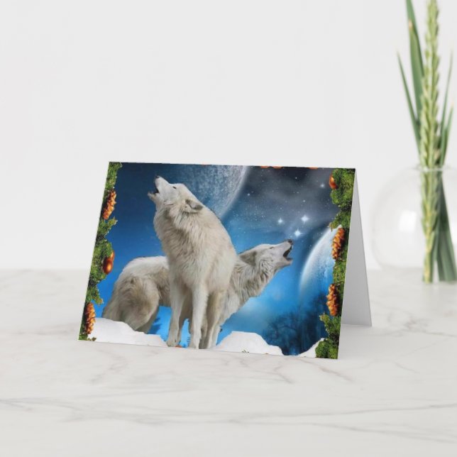 Cartão dos cantores do Natal (Frente)