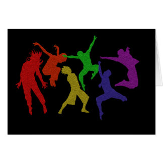 Cartão dos dançarinos