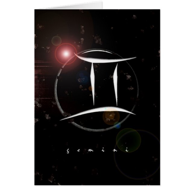 cartão dos gemini (Frente)