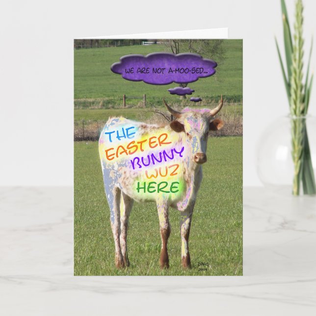 Cartão dos grafites da páscoa (Frente)