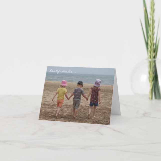 Cartão dos melhores amigos (Frente)