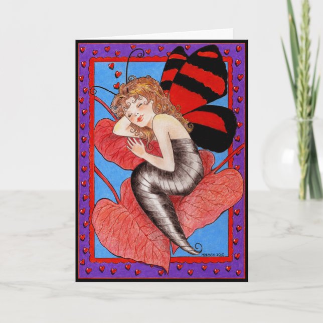 Cartão dos namorados da borboleta (Frente)