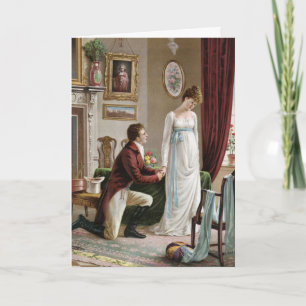 Cartão dos namorados do vintage