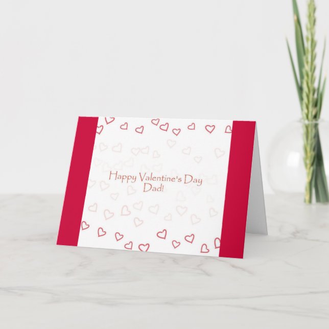 Cartão dos namorados para o pai da filha (Frente)