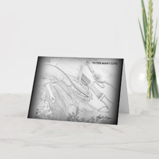 Cartão dos namorados para o vaqueiro