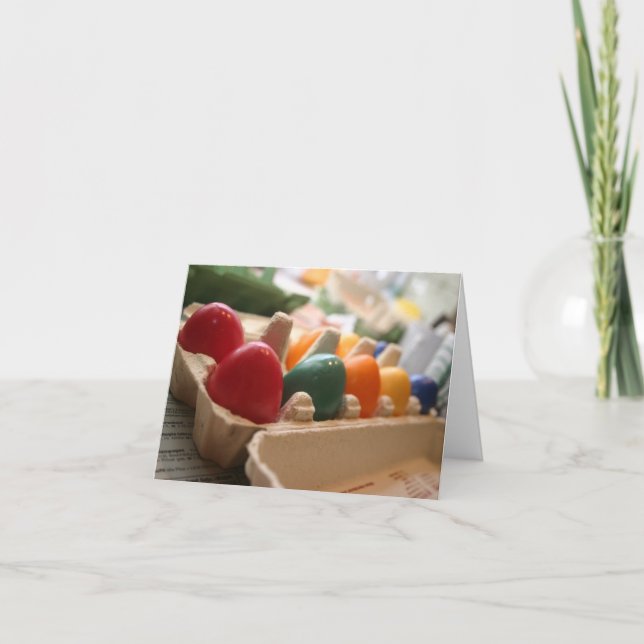 Cartão dos ovos da páscoa (Frente)