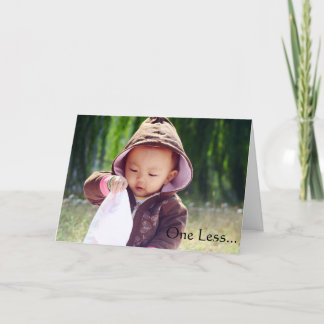 Cartão dos parabéns da adopção