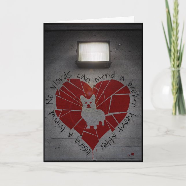 Cartão dos pêsames (Frente)