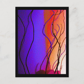 Cartão dos ramos da luz