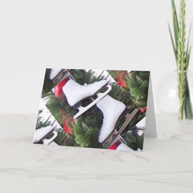 Cartão dos skates de gelo (Frente)