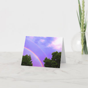 Cartão Double Rainbow
