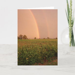 Cartão Double Rainbow