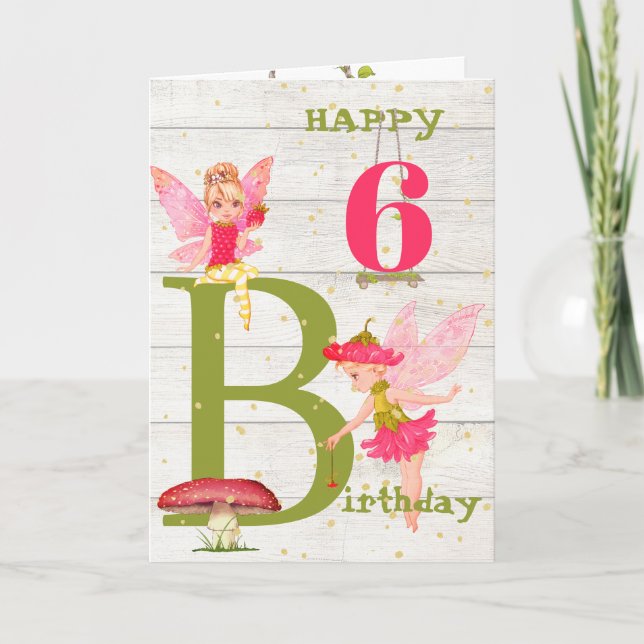 Cartão Dourado de idade pessoal, rosa-russo (Frente)