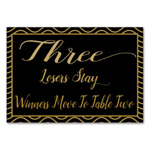 Cartão Dourado extravagante #3 da mesa de Bunco