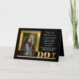 Cartão Dourado legante MD Caduceus 1 fotográfico preto cl