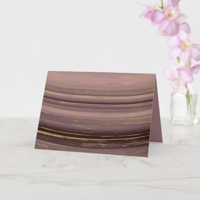 Cartão Dourados fios (Orquídea)