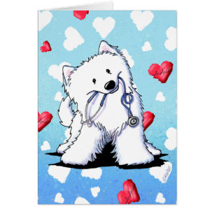 Cartão Doutor KiniArt Samoyed