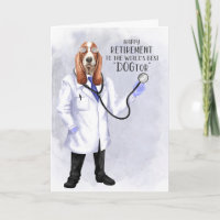 Doutor Retirement Engraçado Cachorro