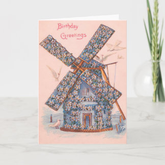 Cartão Dove Forget-Me-Not Windmill