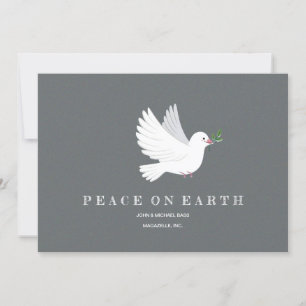 Cartão Dove of Peace Holiday