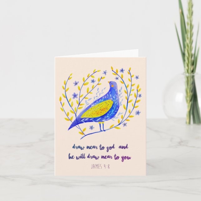 Cartão Doves of Peace: Ucrânia Unity and Harmony Card (Frente)