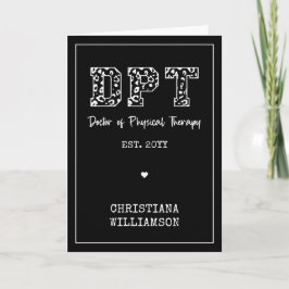 Cartão DPT Personalizado Médico de Terapêutica Física