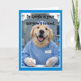Cartão Dr Google Friend Get Well Card  SF-1