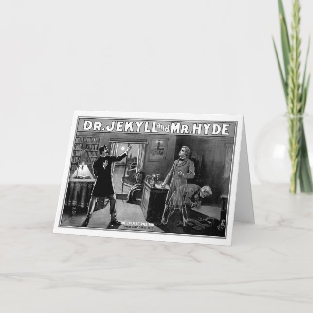 Cartão Dr. Jekyll e Sr. Hyde (Frente)