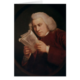 Cartão Dr. Samuel Johnson 1775