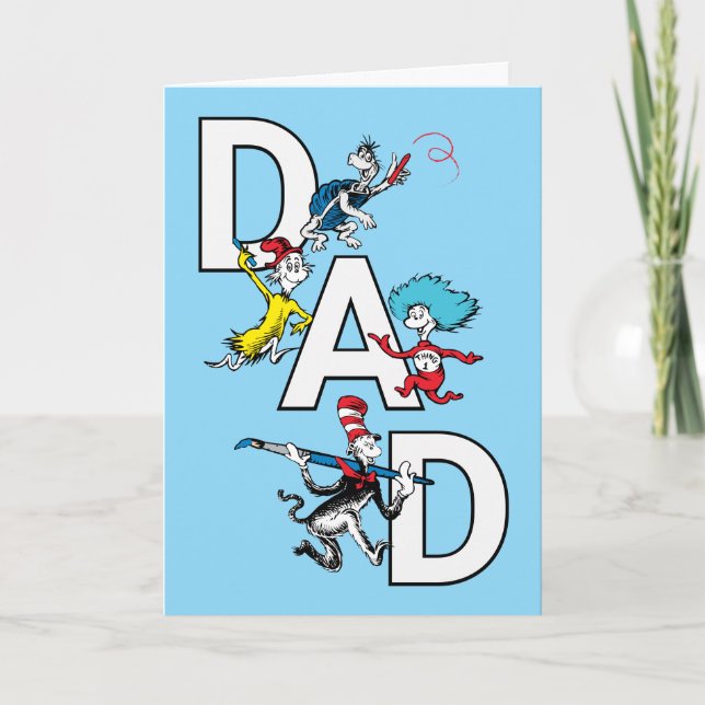Cartão Dr. Seuss | Dia dos Pais (Frente)