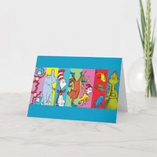 Cartão Dr. Seuss Fatia de Personagem