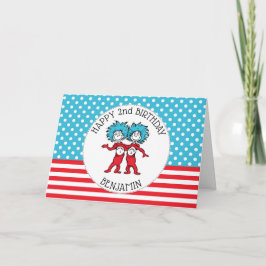 Cartão Dr. Seuss | Feliz Aniversário a Você!