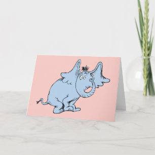 Cartão Dr. Seuss Horton Olha de Lado
